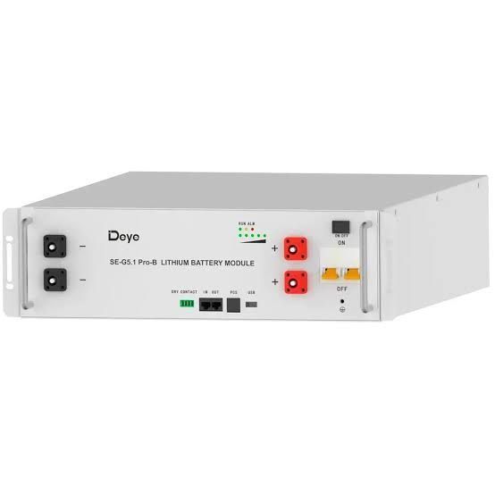 Акумуляторная батарея Deye SE-G5.1 Pro-B (LiFePO4, 51.2V 100Ah 5.12 kWh) 123b фото